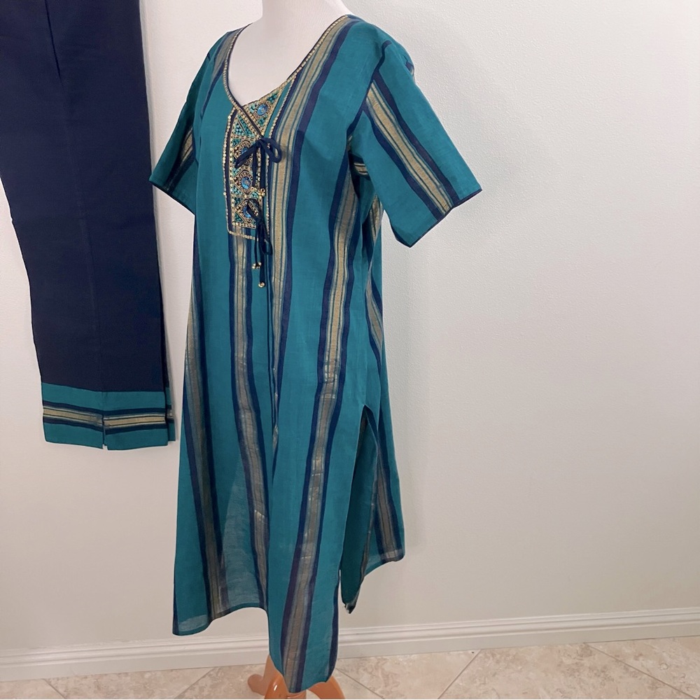 3 Piece Kurta Pant & Dupatta Set - Picture 6 of 14